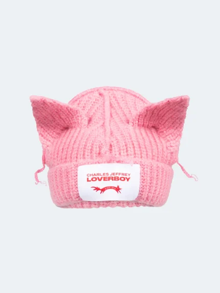 CHUNKY EARS BEANIE PINK